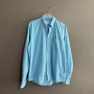 Eaton Contemporary Gingham Button Down Shirt Size L